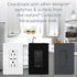 Legrand radiant RWP26DBCC6 Screwless Wall Plates, 1 Gang, Decorator Rocker GFCI Cover, Dark Bronze, 1 Count