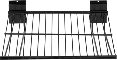 Slatwall Shelves - Heavy Duty Garage Storage Slatwall Shelf Accessories (2 Pack) (16-Inch Width)