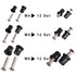 36 Pairs M4 M5 M6 Neoprene Well Nuts with Stainless Steel Screw, Rubber Well Nuts Kit for Kayak and Marine Accessories
