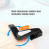 Swing Arm Swivel Stapler, 360 Degree Rotate Desktop Staplers, 20 Sheet Capacity for Booklet or Book Binding 24/6 26/6 Staple by HEEPDD