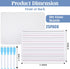 Lined Dry Erase Board Classroom with Markers 9 x 12" Double Sided Whiteboard Student Whiteboards Dry Erase Lapboards with Lines Ruled Writing Board Handwriting Practice School (25 Pcs) by ReliThick