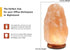 Set 2 Salt Rock Lamp of Small Himalayan Salt Lamp Night Light for Home & Bedroom Dcor