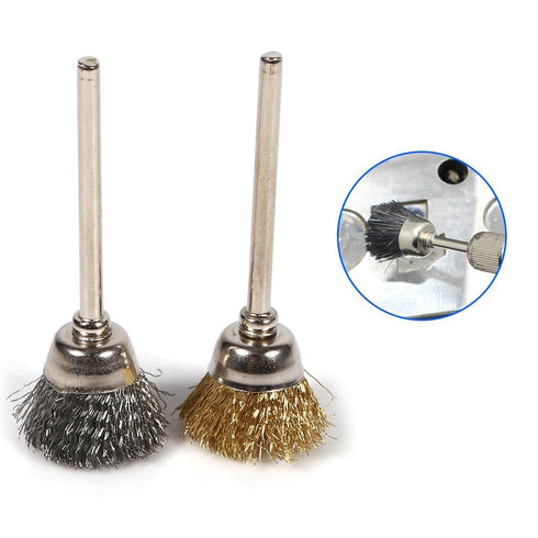 Rocaris 36Pcs Brass Steel Wire Brush Polishing Wheels, Full Kit for Rotary Tools