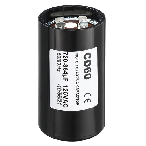PATIKIL Motor Start Capacitor, 720-864uF/Mfd 125V 50/60Hz for Electric Motor Starting