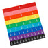 hand2mind Plastic Double-Sided Decimal and Fraction Tiles, Montessori Math Materials, Set of 51