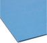 Smead File Folder, Reinforced Straight-Cut Tab, Blue, Letter Size, 100 per Box (12010)