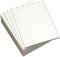 Lettermark Custom Cut-Sheet Copy Paper, 92 Bright, 5-Hole (5/16") Top Punched, 20 lb Bond Weight, 8.5 x 11, White