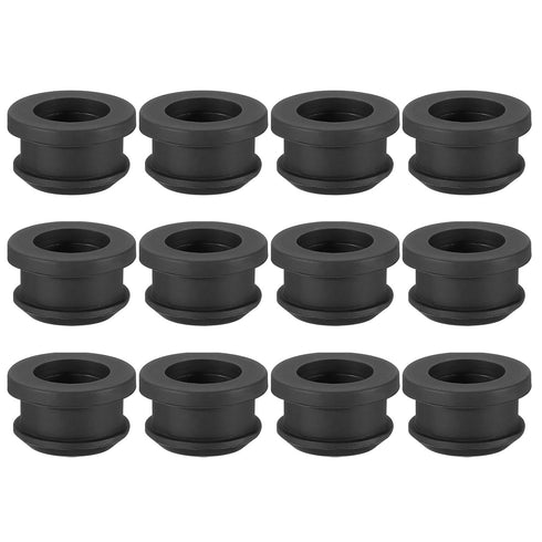 PATIKIL 16mm / 5/8 Inch Drill Hole,1/2 Inch ID Rubber Grommets, 12Pcs
