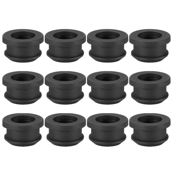 PATIKIL 16mm / 5/8 Inch Drill Hole,1/2 Inch ID Rubber Grommets, 12Pcs