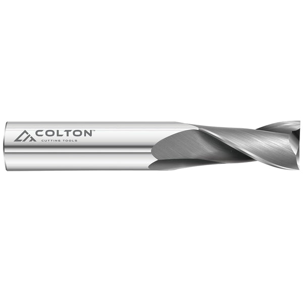 Colton Cutting Tools 61137, Carbide End Mill 2 Flute Square End, 1/4" Diameter x 3/4" LOC x 2 1/2" OAL