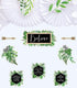 Schoolgirl Style Simply Boho Mini Bulletin Board Set, Inspirational Quotes and Signs, Greenery Accents for Classroom
