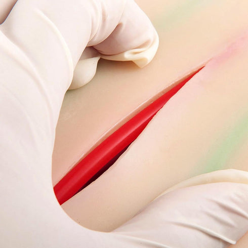 4 3 Medarchitect Venipuncture IV Injection Training Pad Model with Veins Imbedded and Skin Layers for Medical Students