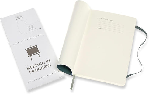 Moleskine PRO Notebook, Soft Cover, Large (5" x 8.25") Professional Project Planning, Forest Green, 192 Pages by Moleskine