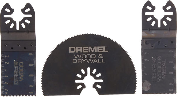 Dremel MM492 Universal Quick-Fit Cutting Assortment Pack, 3-Piece, Black