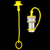 2 Sets 1/2 ISO A+ISO 5675 Hydraulic Coupler Male Dust Cap and Female Plug Cover