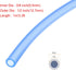 3.3ft 3/8" ID x 1/2" OD Silicone Tubing Blue Industrial Plastic Tubing Pure Silicone Hoses for Pump Siphoning Draining Irrigation Brewing