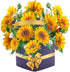 JYHi Pop Up Flower Bouquet Card 3D Greeting Cards 10 Inch Life Size