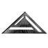 12 inch Rafter Square Aluminum Alloy Double Scale Triangle Ruler Angle Ruler Carpenter Triangle Square Rafter Tool Mensurement Tool for Woodworking and Carpentry
