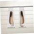 4pcs PRETYZOOM Acrylic Display Shoe Stand Multipurpose Shoe Rack for Malls Stores Wall Garage High Heel Support Retail