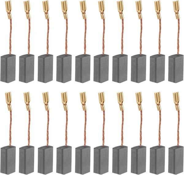 20Pcs Carbon Motor Brushes, Model 100 5x8x16mm Replacement Part for Generic Electric Motor Power Tool