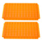 PATIKIL 96 Wells Tube Rack - 2 Pcs Vial Rack Double Panel Centrifuge Tube Holder for Microcentrifuge Tubes