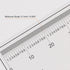 Film Flexible Ruler 120cm 0.1mm Scale with R Angle & Width Lines, PET Plastic Folding Straight Ruler, Transparent