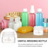 iplusmile 2pcs Clear Glass Weighing Bottles with Lid, Specific Gravity Laboratory Equipment 60 30mm