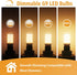 G9 LED Bulb Dimmable 4W, 40 Watt T4 Halogen Equivalent, 3000K Soft Warm White, 120V Flicker Free, 450LM (5 Pack)