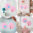 STOBOK Felt Board Home Decor Tile Stickers, Hexagon Memo Board DIY Decor for Home and Photo Wall