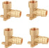 (Pack of 4) EFIELD Pex-A Expansion Brass Fittings, 3/4"x 3/4" Female NPT Drop-ear Elbow Adapters