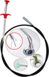 AUSAYE 79 Inch Sink Snake Drain Cleaner Tool, Drain Clog Remover Snake, Hair Remover, Tube Drain Cleaning