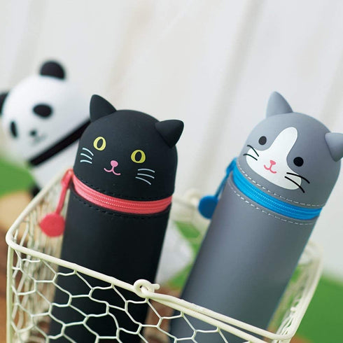 LIHITLAB PuniLabo Stand Up Pen Case - Stylish Pen Holder for Desk Organization
