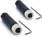 2 Pcs M8 Plug Waterproof 4 Pin Connector, Field Wireable Connector M8 Female Plug 4 Pin Shielded