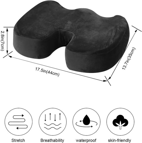 Memory Foam Cushion Cases,Soft Coral Velvet Fabric,Washable, Machine Washable Replacement Cover Compatible