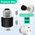 3 Packs 3 Prong Light Socket to Plug Adapter, E26/E27 Light Socket Outlet, Polarized Light Socket Splitter for Garage