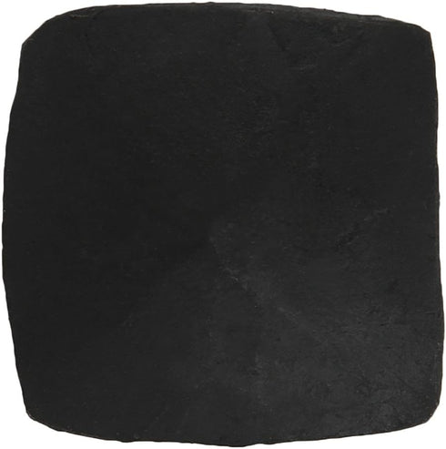 A29 Set of 6 Square Pyramid Decorative Iron Nails, 1 1/4 X 1 Inch, Natural Black Iron Finish