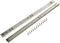FUOYLOO Heavy Duty Side Mount Keyboard Drawer Slide Rail 27mm Wide Zinc-Plated Full