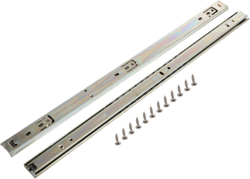 Artibetter 27mm Wide 2-Section Heavy Duty Ball Bearing Keyboard Drawer Slide Rail,