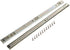 Didiseaon 2PCS Heavy Duty Wide Two-Section Ball Bearing Slides Galvanized Keyboard Drawer
