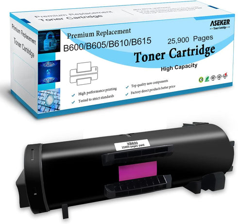 Remanufactured Toner Cartridge for Xerox VersaLink B600 B605 B610 B615, 25900 Pages, High Capacity Black