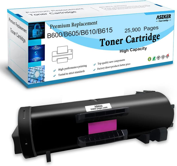 Remanufactured Toner Cartridge for Xerox VersaLink B600 B605 B610 B615, 25900 Pages, High Capacity Black