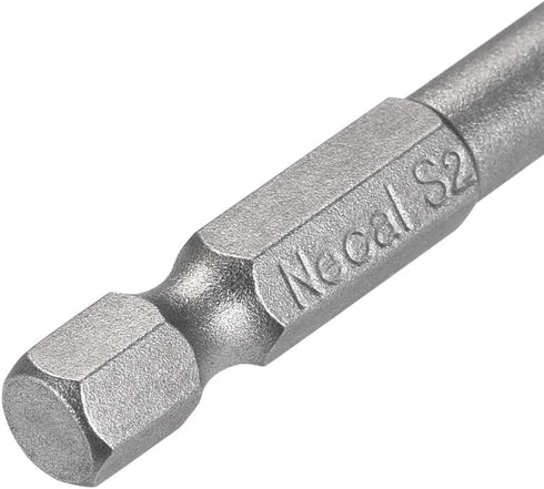 uxcell 2 Pcs 6mm PH2 Magnetic Phillips Screwdriver Bits, 1/4 Inch Hex Shank, 5.9-inch Length S2 Power Tool