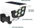Outdoor Motion Sensor Solar Lights, 2000 Lumens 77 LEDs with Remote Controller, Waterproof Floodlights