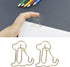 Dog Paper Clips - 100pcs Puppy Design Bookmarks, Cute Paper Clips with Storage Box for Office School Organizing Supplies