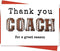 Mcduldul Thank You Coach Card | Football Rugby Coaches Appreciation Gifts Cards for