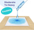 Conkote Silicone Bordered Foam Dressing 2‘’x 5‘’, Water-Resistant & Comfortable, Box of 10 Dressings