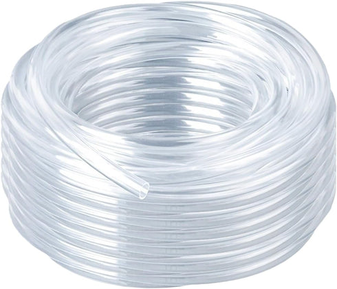 50 Feet PVC- 5/8" ID Clear Vinyl Tubing, Food Grade Multipurpose Tube for Beer Line, Kegerator, Wine Making