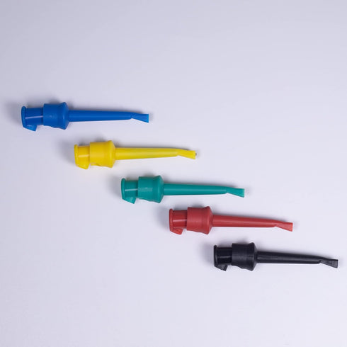 Test Hook Clip, Multimeter Test Lead Kit with Mini Grabber Probe for Circuit Testing PCB IC