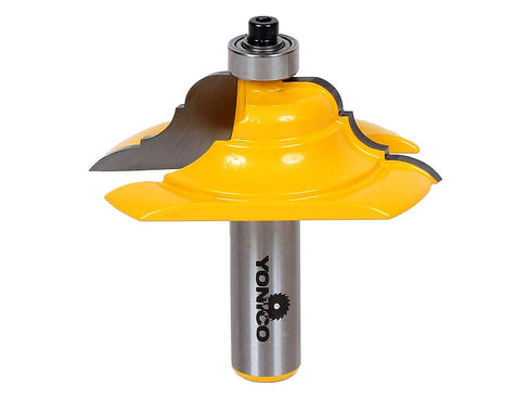 YONICO 2-1/2-Inch Diameter French Baroque Table Edge and Handrail Router Bits 1/2-Inch Shank 13133