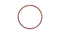 Sterling Seal and Supply (STCC) ORTESI039 039 Teflon Encapsulated O-Ring, Silicone FEP/TFE